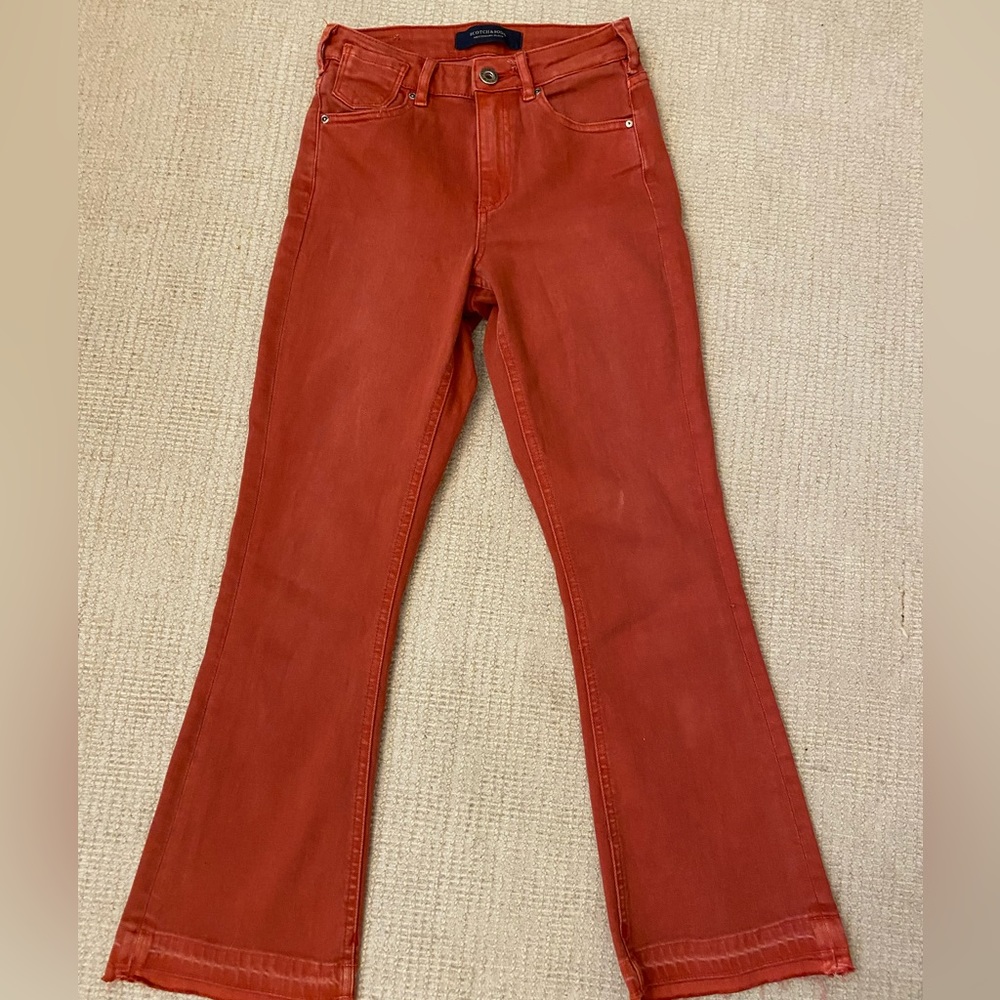 Women’s scotch and soda red jeans, size 25/32